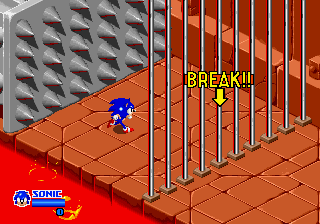 SegaSonic The Hedgehog (Japan, rev. C) Screenshot 1